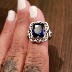 Blue Sapphire Chunky ring